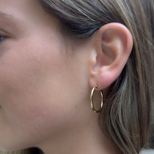 Classic Gold Hoop Earrings