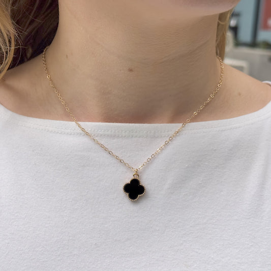 Clover Charm Gold Necklace