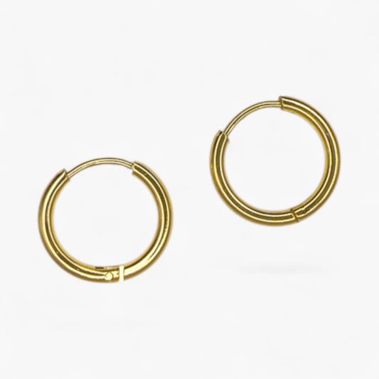 Gold Huggie Earrings – Classic Bliss