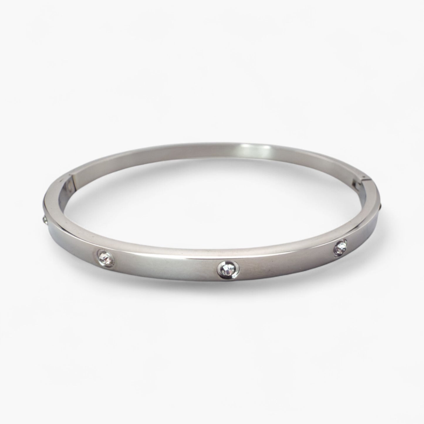 Silver Studded Bangle Bliss